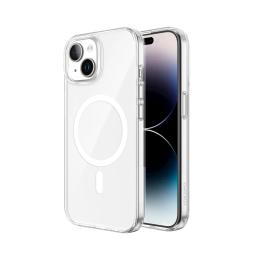 Чохол-накладка Vokamo Sdouble для iPhone 15 Plus з магнітом MagSafe Transparent (NVK010805)