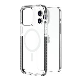 Чохол-накладка Vokamo Smult для iPhone 15 Pro Max з магнітом MagSafe Black (NVK010849)