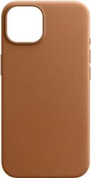 Чохол-накладка ArmorStandart FAKE Leather Case для Apple iPhone 15 Light Coffee (ARM76288)