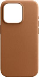 Чохол-накладка ArmorStandart FAKE Leather Case для Apple iPhone 15 Pro Light Coffee (ARM76300)