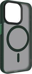 Чохол-накладка ArmorStandart Uniq Magsafe для Apple iPhone 15 Pro Dark Green (ARM75322)