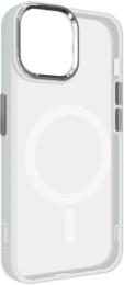 Чохол-накладка ArmorStandart Unit MagSafe для Apple iPhone 15 Matte Clear Silver (ARM69348)