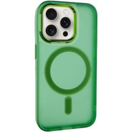 Чохол-накладка EpiK TPU + PC Lily with MagSafe для Apple iPhone 15 Pro Army Green