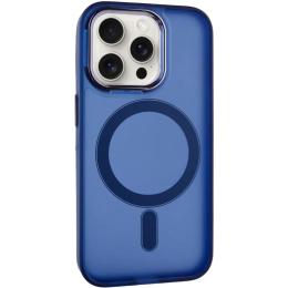 Чохол-накладка EpiK TPU + PC Lily with MagSafe для Apple iPhone 15 Pro Deep Navy