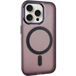 Чохол-накладка EpiK TPU + PC Lily with MagSafe для Apple iPhone 15 Pro Max (6.7) Dark Purple