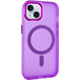 Чохол-накладка EpiK TPU + PC Lily with MagSafe для Apple iPhone 15 (6.1) Purple