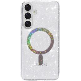 Чохол-накладка EpiK TPU Eclipse Sparkle (MagFit) для Samsung Galaxy S23 FE Clear