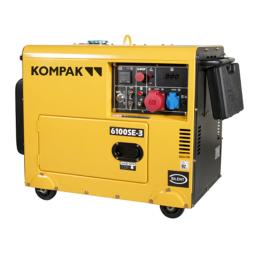 Генератор Kompak K6100SE Yellow