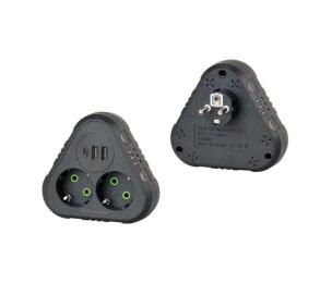 Мережевий розгалужувач Voltronic F203 Black