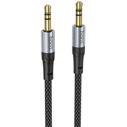 Аудіо-кабель Hoco UPA26 AUX Fresh audio cable 3.5 mm mini-Jack (тато) - 3.5 mm mini-Jack (тато) Black