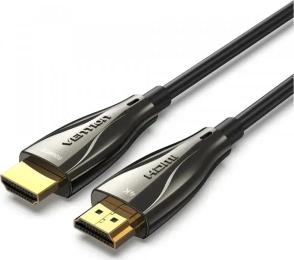 Відео-кабель Vention ALABT HDMI (тато) - HDMI (тато), 30m Black Zinc Alloy