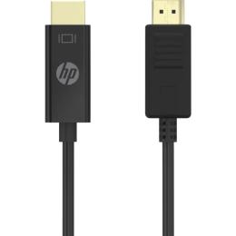 Відео-кабель HP DisplayPort (тато)  -  HDMI (тато), 2m Black (DHC-DP04-02M)