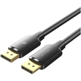 Відео-кабель Vention HAKBJ DisplayPort (тато) - DisplayPort (тато), 5m Black