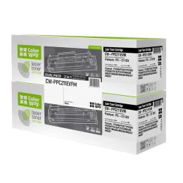Тонер-картридж для принтера ColorWay для Pantum PC-211EV Bk DUAL PACK Black (CW-PPC211EVFM)