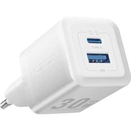 Адаптер живлення для телефона Vention FEQW0-EU White