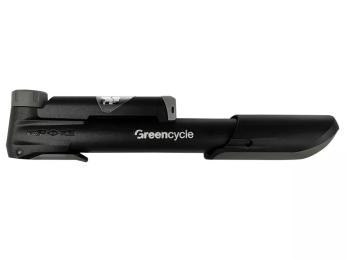Мінінасос Green Cycle GPM-041CP, пластиковий з манометром, Presta+Schrader, 120psi