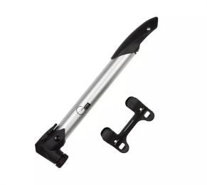 Мінінасос Green Cycle GPM-219 алюмінієвий, presta+schrader, 120psi, срібло