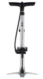Насос для підлоги Crankbrothers STERLING, з манометром, presta/schrader, 160 psi / 11 bar, сріблястий (PUM-58-22)