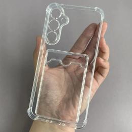 Чохол-накладка Infinity TPU Silicon для Samsung Galaxy A15 4G/5G Transparent з кишенею