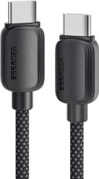 Дата-кабель Essager EXCTT1-WLC01-P Type C (тато) - Type C (тато), 3m Black