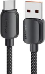 Дата-кабель Essager EXC7A-WL01-P Type A (тато) - Type C (тато), 1m Black
