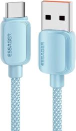 Дата-кабель Essager EXC7A-WL03-P Type A (тато) - Type C (тато), 1m Blue