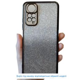 Чохол-накладка Infinity Glitter Silicon для Samsung A25 Black
