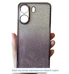 Чохол-накладка Infinity Glitter Silicon для Samsung A35 Violet