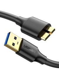 Дата-кабель Ugreen US130 USB (тато) - Micro USB (тато), 0.5m Black (10840)