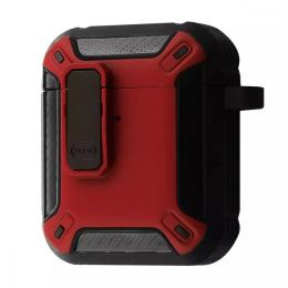 Чохол для навушників PRC Defender Case for AirPods 1/2 Red Black
