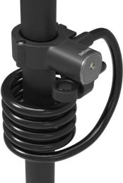 Велосипедний замок OnGuard Electric Scooter Black трос 120см х 12мм, 5 ключів