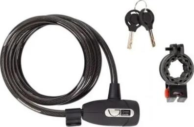 Велосипедний замок OnGuard GLK-220 1500 х 12мм Black (LCK-73-72)