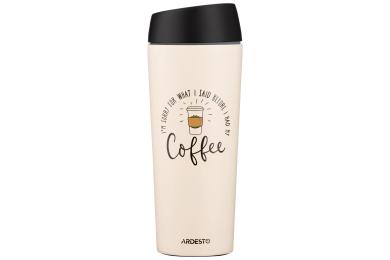 Термокухоль Ardesto Coffee Time 450 мл Beige (AR2645C)