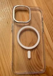 Чохол-накладка Infinity Magnetic MetalRing Protecti Case iPhone 15 Pro Max Transparent