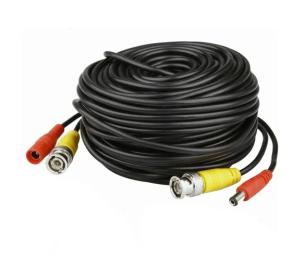 Коаксіальний кабель Voltronic BNC + DC 40m Black