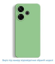 Чохол-накладка Infinity Silicone Case для Xiaomi Redmi 13 Green