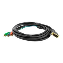Відео-кабель Infinity DVI (тато)  -  3RCA (тато) 3m Black