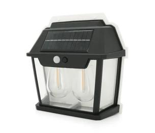 Вуличний світильник Voltronic YT9992 Black c сонячною панеллю+датчик руху