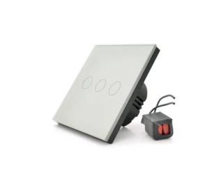 Вимикач Voltronic 17922 White трьохканальний