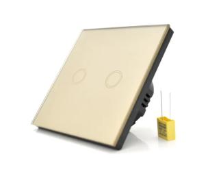 Вимикач Voltronic AOYAN Gold двоканальний (AY-EU-D602)