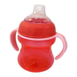 Поїльник Mega Zayka MGZ-0304 Pink з силіконовим носиком