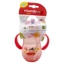 Поїльник Mega Zayka MGZ-0312 Coral із трубочкою