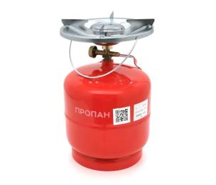 Балон газовий Voltronic ПРОПАН (7.2л) Red 3кг + пальник 20448