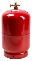 Балон газовий Voltronic ПРОПАН (12л) Red 5кг + пальник 20448