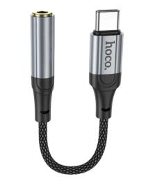 Перехідник Hoco LS36 Fresh Digital Type-C (тато) - 3.5 audio (мама) converter Black