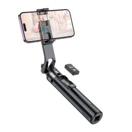 Селфі-палиця Hoco K21 Stream aluminum alloy live broadcast holder Black