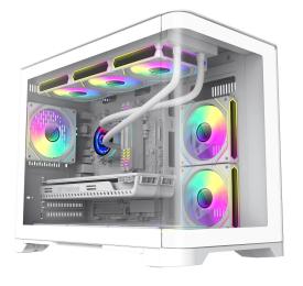 Корпус для ПК GAMEMAX Hype-M Tempered Glass White