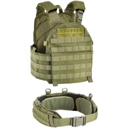 Тактичний жилет-плитоноска Defcon 5 CARRIER WITH BELT Olive