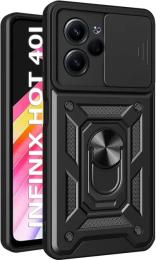 Чохол-накладка BeCover Military для Infinix Hot 40i (X6528B) Black