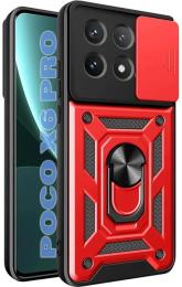 Чохол-накладка BeCover Military для Poco X6 Pro 5G Red (711160)